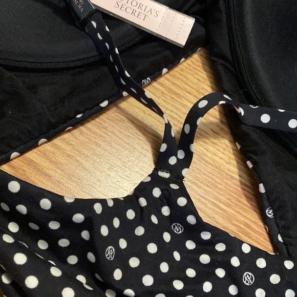 💙NWT Victoria’s Secret racer back polka dot bra - Picture 3 of 3